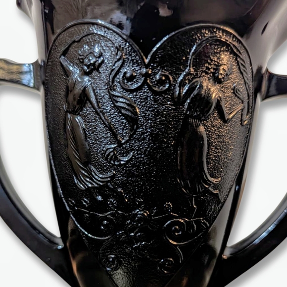 BLack Trophy Glass Snake Dance Black by SMITH GLASS - Picture 2 of 8